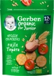 Крекеры Gerber Пшеничные с помидорами для детей с 12 месяцев 100 г (8000300435351) - изображение 1