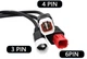 Переходник для мотоцикла универсальный YAMAHA (ямаха) 3/4/6 honda контактный на OBD2 16 контактов YZF /MT07 /Tracer /XSR /FZ09 /FZ10 /FJR1300 Черный - изображение 10