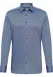 Мужская классическая темно-синяя рубашка SLIM FIT размер 39 - изображение 5