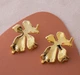 Женские сережки "Квитка" jewelry Золотистые - изображение 1