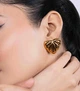 Женские сережки "Дина" jewelry Золотистые - изображение 1