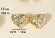 Женские сережки "Дина" jewelry Золотистые - изображение 6