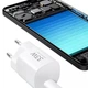 Сетевое зарядное устройство Xiaomi Nano Power Adapter 33 Вт (BHR087LEU), GaN, PD + QC, USB Type-C, блок питания, белый - изображение 4