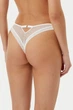 Трусики стринги Chantelle 12Q9 A32-satin milk L молочный - изображение 3