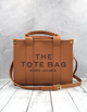 Женская Сумка MARC JACOBS THE TOTE BAG кожаная Коричневый - изображение 1