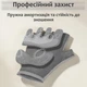 Комплект 2 в 1: Рукавички для фітнесу та напульсники для силових тренувань тренажерного залу турніка важкої атлетики воркауту без пальців нековзні з липучкою Сірі 66_3_M_5С - зображення 6