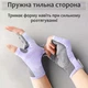 Комплект 2 в 1: Рукавички для фітнесу та напульсники для силових тренувань тренажерного залу турніка важкої атлетики воркауту без пальців нековзні з липучкою Фіолетові 66_3_M_3С - зображення 2