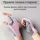 Комплект 2 в 1: Рукавички для фітнесу та напульсники для силових тренувань тренажерного залу турніка важкої атлетики воркауту без пальців нековзні з липучкою Пурпурні 66_3_M_4С - зображення 2