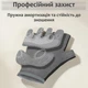 Комплект 2 в 1: Рукавички для фітнесу та напульсники для силових тренувань тренажерного залу турніка важкої атлетики воркауту без пальців нековзні з липучкою Чорні 66_3_M_1С - зображення 6