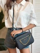 Сумка жіноча Michael Kors Jet Set Large Saffiano Leather Crossbody Bag чорна (35S1GTTC7L) - зображення 3
