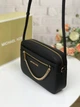 Сумка жіноча Michael Kors Jet Set Large Saffiano Leather Crossbody Bag чорна (35S1GTTC7L) - зображення 4