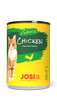 Вологий корм JosiCat Chicken in Sauce Смачні, апетитні шматочки в соусі з куркою 415 г (4032254787174) - изображение 1