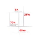 Зарядний пристрій Armorstandart AR012 Basic USB 24W + cable USB to Lightning White (ARM69894) - зображення 4
