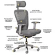 Офисное кресло Mealux Q1 Air Fabric Black (HF-Q1 F/B) - изображение 9