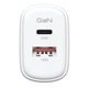 Зарядний пристрій Armorstandart 1xUSB-C PD25W + 1xUSB QC3.0 GaN white (ARM87066) - зображення 3
