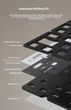 Механічна Бездротова Клавіатура WOBKEY RAINY75 gasket 75% Чорна - изображение 3