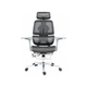 Офісне крісло GT Racer B-2450 White/Gray - зображення 8