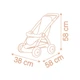 Коляска для ляльок Smoby Baby Nurse Теракотова пудра. Прогулянка, з корзиною, 18 міс.+ (7600254024) - зображення 6