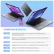 Дата кабель USB-C to USB-C 0.5m 3A 60W US261 black/gray Ugreen (50149) - зображення 4