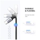 Дата кабель USB-C to USB-C 0.5m 3A 60W US261 black/gray Ugreen (50149) - зображення 5