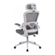 Офисное кресло GT Racer B-5880 White/Gray - изображение 5