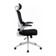 Офісне крісло GT Racer B-5880 White/Black - зображення 4