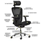 Офисное кресло Mealux Q1 Air Black (HF-Q1 M/B) - изображение 2