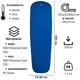 Туристический коврик Tribe Comfort Lite 5 см blue (T-BB-0006-blue) - изображение 2