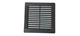 Решетка вентиляционная накладная пластиковая AirRoxy 200x200 grey серая 02-320 - изображение 1