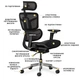 Офисное кресло Mealux S4 Air Black (HF-S4 M/B) - изображение 10