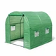 Садовая теплица Helper HP 1071 2x2x2 м 4 м² квадратный парник для дачи и огорода теплица для выращивания овощей зелени и рассады пленочная теплица с прочным каркасом для садового участка - изображение 2