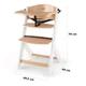 Стульчик для кормления Kinderkraft Enock Gray Wood, 5902533915095 - изображение 6