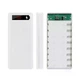 Корпус коробка Power Bank Case DIY Type-C и Micro-USB 2 Led фонаря чехол для батарей 8x18650 WHITE - изображение 1