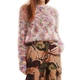 Жіночий класичний хутряний джемпер Desigual Mia XL 22WWJF35/9019 (XL) - изображение 1