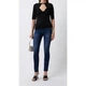 Жіноча елегантна блузка Trussardi Shine Jersey чорна приталена M 56C00646 K299 (M) - изображение 3