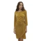 Жіноча сукня Vero Moda Mella елегантний золотий велюр M 10280540 GOLD (M) - изображение 1