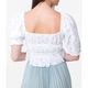 Жіноча коротка вишита блуза Guess Lulu з білим кроп-топом L W2GH39WEIV0 F0E1 (L) - зображення 2