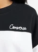 Свитшот женский Converse Women'S Knit Pullover 10024524-027 M Серый/Белый/Черный с принтом (194434080452) - изображение 9