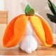 Музыкальная мягкая игрушка-трансформер дышащий Зайчик в морковке - изображение 3