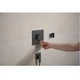 Смеситель для душа Hansgrohe Ecostat Comfort E термостатический, черный матовый хром (33711340) - изображение 3