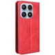 Чохол-книжка Deexe Retro Style для Xiaomi 17 - Red - зображення 8