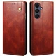 Чехол-книжка с карманами UniCase Leather Wallet для Samsung Galaxy A57 (A576) - Brown - изображение 1