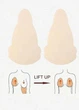 Набір коригуючих підтягуючих наклейок на соски та груди 10шт Nipple cover PS-022FA B/C Тілесні - зображення 2