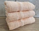 Набор турецких бамбуковых махровых полотенец Zeron 3 штуки 50х90 Bamboo Juicy Peach - изображение 2