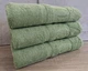 Набор турецких бамбуковых махровых полотенец Zeron 3 штуки 70х140 Bamboo Green - изображение 2