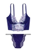 Комплект білизни Victoria’s Secret Soft Chambray Blue Embroidered Unlined Corset Bra Індиго 34DD-M - изображение 1