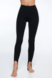 Жіночі безшовні легінси лосини зі штрипками Giulia Leggings STRAPS ENERGY чорний, L/X легінси спортивні висока посадка мікрофібра 200 DEN - изображение 8