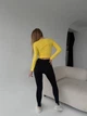 Жіночі безшовні легінси лосини зі штрипками Giulia Leggings STRAPS ENERGY чорний, L/X легінси спортивні висока посадка мікрофібра 200 DEN - изображение 10