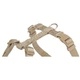 Шлея Trixie Premium H-harness для собак S–M 42–60 см 15 мм пісочна 4053032673182 - зображення 2