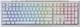 Клавиатура беспроводная Ducky One X Inductive Linear Switches Bluetooth/Wireless/USB White (DKON2408AST3-DAUSPDOECL2WW1) - изображение 1